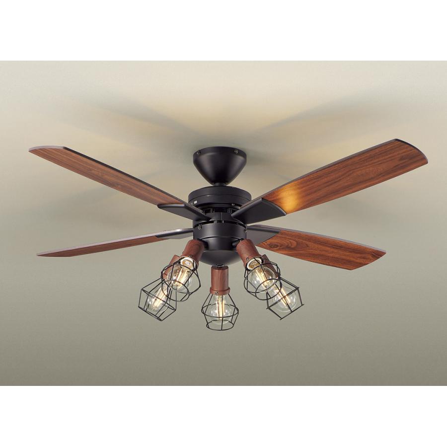 大光電機 DAIKO ASL-517 LEDシーリングファン ブラック ※専用リモコン