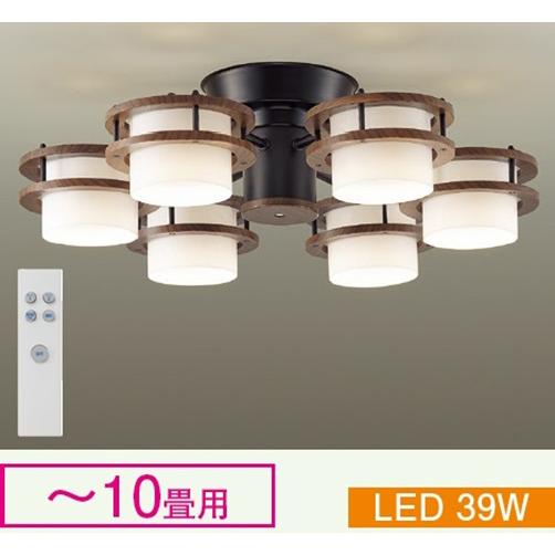 大光電機 DAIKO DXL-81501 LEDシャンデリア(ランプ付) 木目調塗装