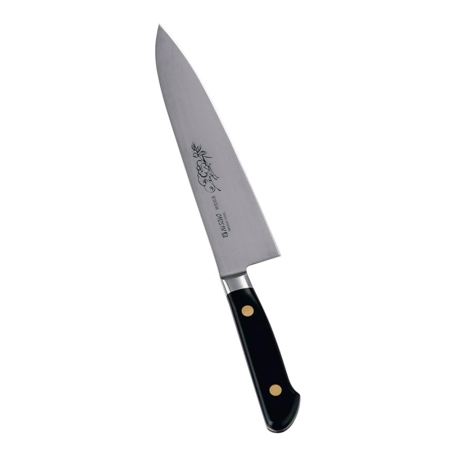 Misono ミソノ刃物 ミソノ・スウェーデン鋼（花彫刻入）牛刀 No.１１１Ｍ　１８cm