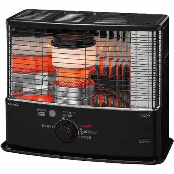 TOYOTOMI トヨトミ HRC-W3624-B 反射型石油ストーブ「ダブルクリーン