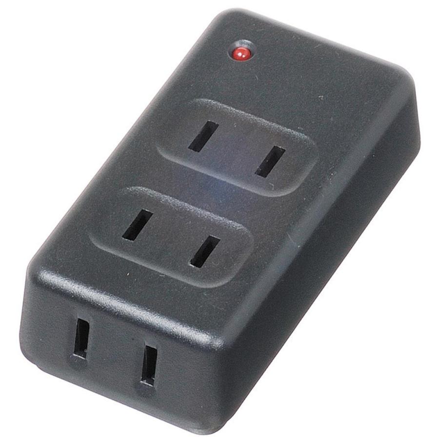 YAZAWA/ヤザワコーポレーション Y02FUK300BK 雷サージ付フロントタップ