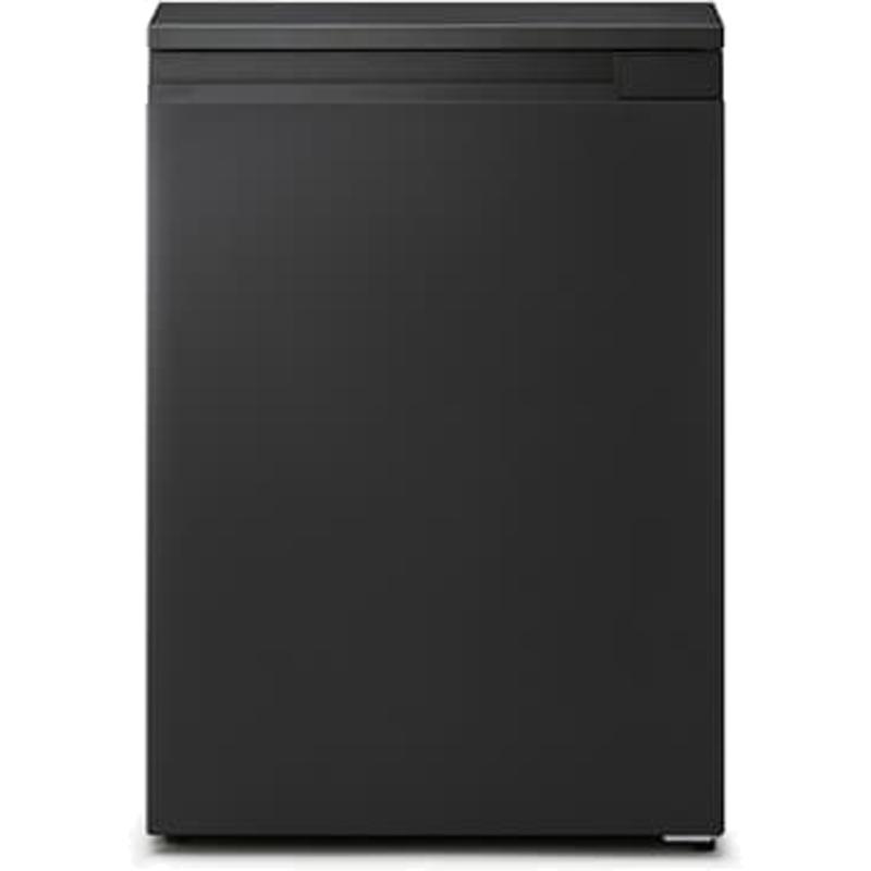 IRIS OHYAMA アイリスオーヤマ 前開き1ドア 奥行スリム冷蔵庫 右開き 66L IRSN-7A B ブラック「Aエリア限定配送」の画像