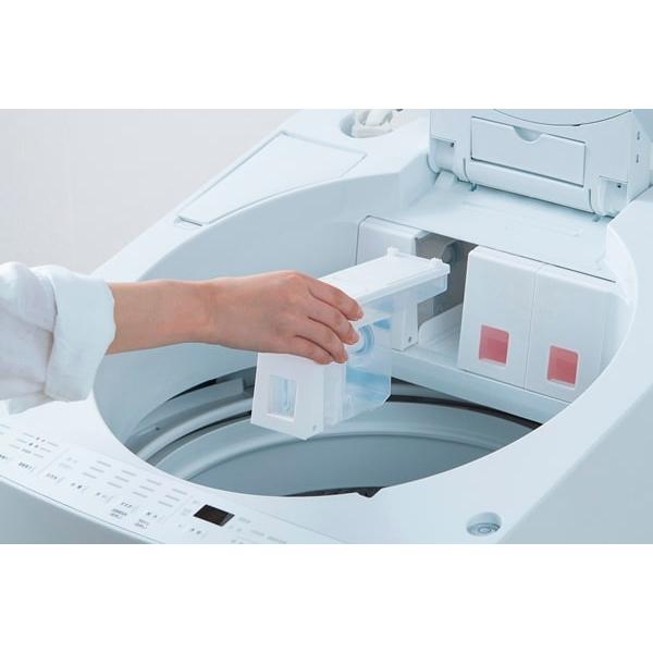 IRIS OHYAMA アイリスオーヤマ 洗濯機 8kg 縦型 全自動 OSH(オッシュ)4連タンク TCW-80A01 W ホワイト「Aエリア限定配送」の画像