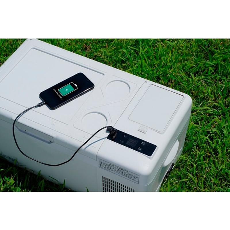 IRIS OHYAMA アイリスオーヤマ 充電式ポータブル冷蔵冷凍庫15L IPD-B2A-W ホワイトの画像