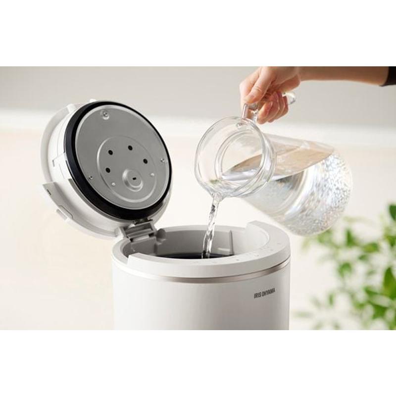IRIS OHYAMA アイリスオーヤマ AHM-MHU60A-W スチーム式加湿器 600ml