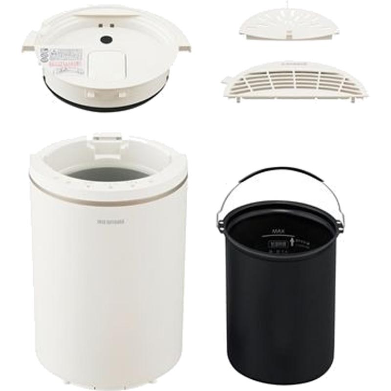 IRIS OHYAMA 加湿器 AHM-MHU60A-W 2025年製 IRIS OHYAMA アイリスオーヤマ AHM-MHU60A-H スチーム式加湿器 600ml