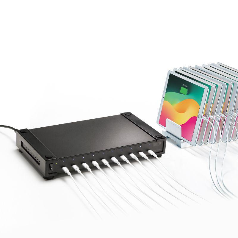 SANWA SUPPLY サンワサプライ USB PD対応AC充電器（10ポート・合計350W）ACA-PD96の画像