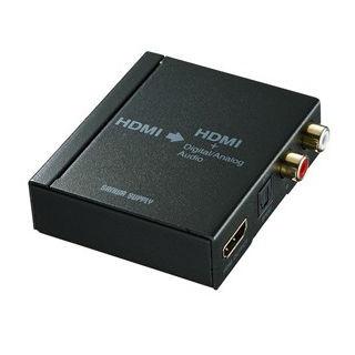 サンワサプライ  HDMI信号オーディオ分離器(光デジタル/アナログ対応) VGA-CVHD5｜murauchi