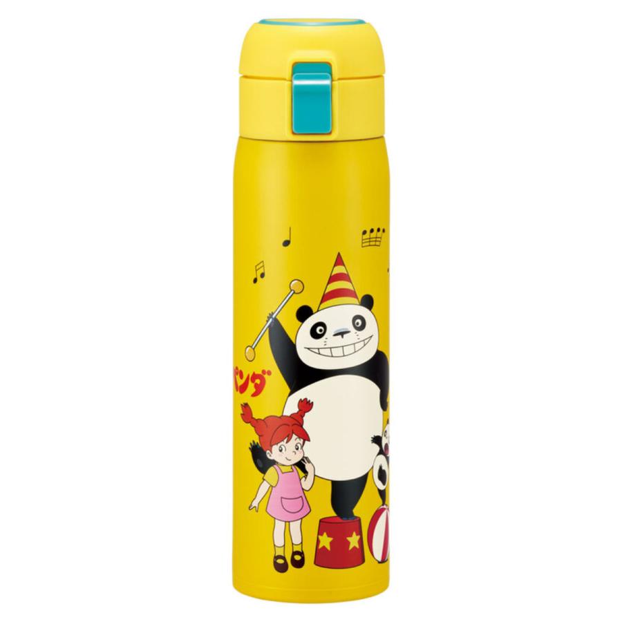 SKATER スケーター 水筒 480ml ステンレスワンタッチボトル パンダ