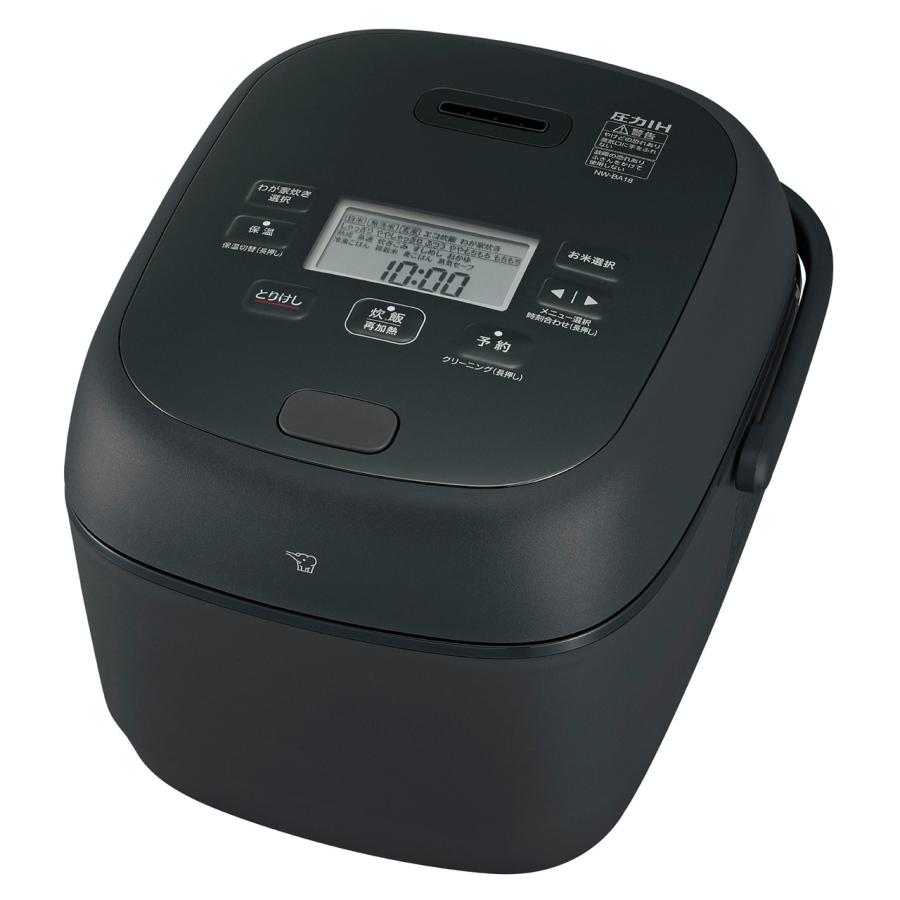 象印（ZOJIRUSHI） NW-BA18-BA ブラック 極め炊き 豪熱大火力 圧力IH