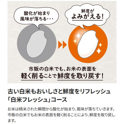 象印（ZOJIRUSHI） 家庭用精米機 大容量 1合〜1升 10合 BR-WB10-WA