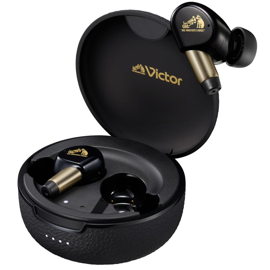 Victor ワイヤレスイヤホン ブラック Victor（ビクター） JVC Victor HA-FW5000T-B(ピアノブラック