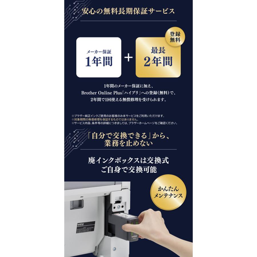 brother ブラザー A4ビジネスインクジェット複合機 MFC-J5115N コピー