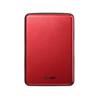 BUFFALO バッファロー USB3.1(Gen.1)対応 アルミ素材&薄型ポータブルハードディスク 1TB レッド HD-PUS1.0U3-RDD