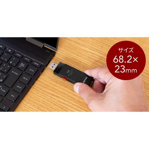 BUFFALO（バッファロー） 500GB USB 3.2(Gen1)対応ポータブルSSD