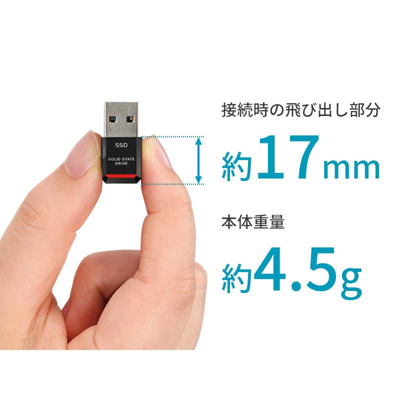 BUFFALO（バッファロー） 500GB 超コンパクトサイズ USB 3.2(Gen 2