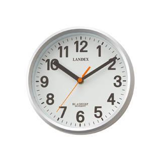 芳国産業 LANDEX/ランデックス ミニプラス 小型電波時計 YW9162SV