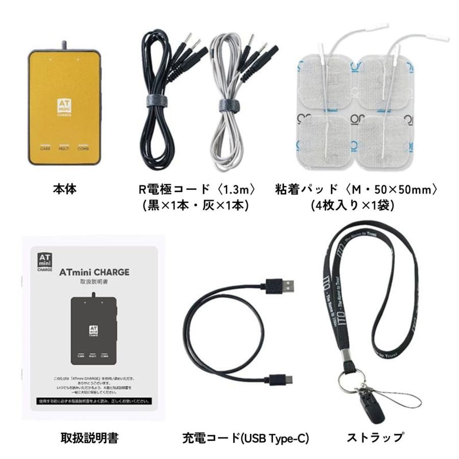 伊藤超短波 ATmini CHARGE 【イエローゴールド】 001278