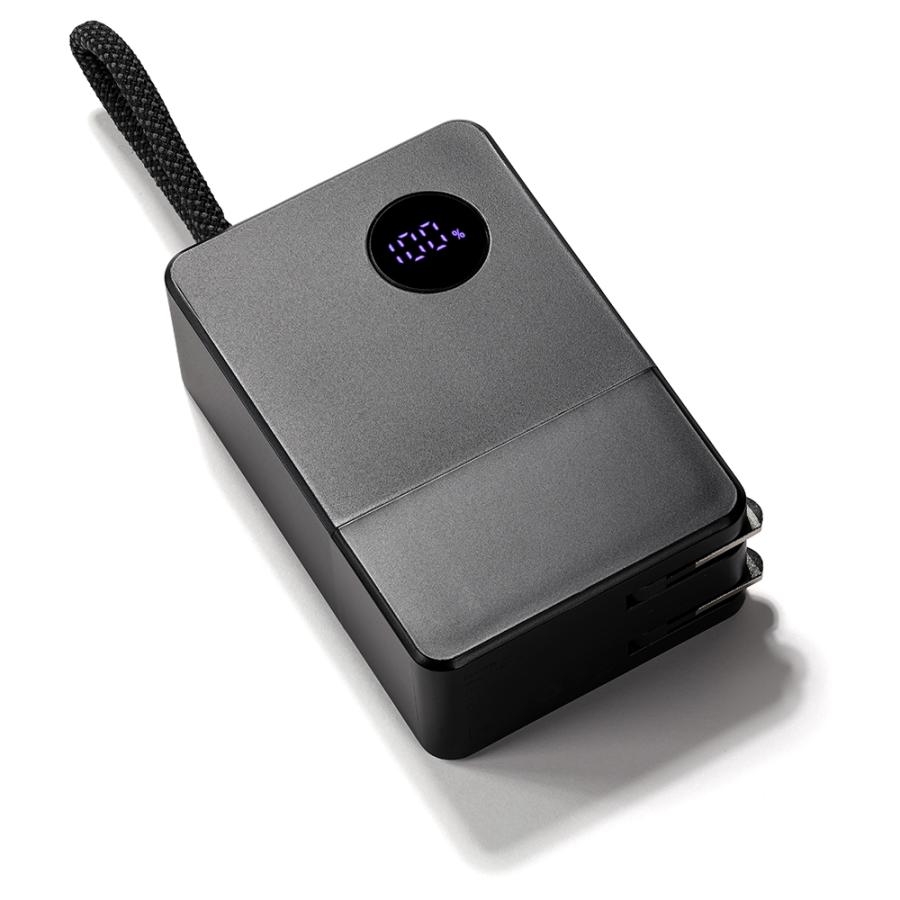 AXES アクセス ACモバイルバッテリー オールインワン 5000mAh 20W USB