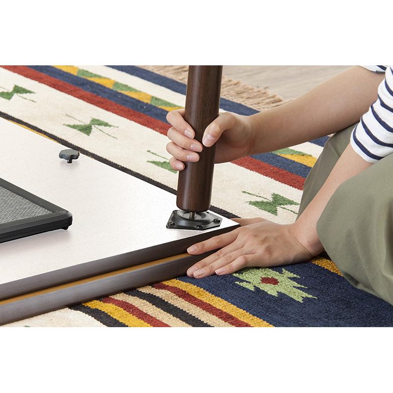 東谷 ROOM ESSENCE 天板105×75cm カーボンフラットヒーターこたつ