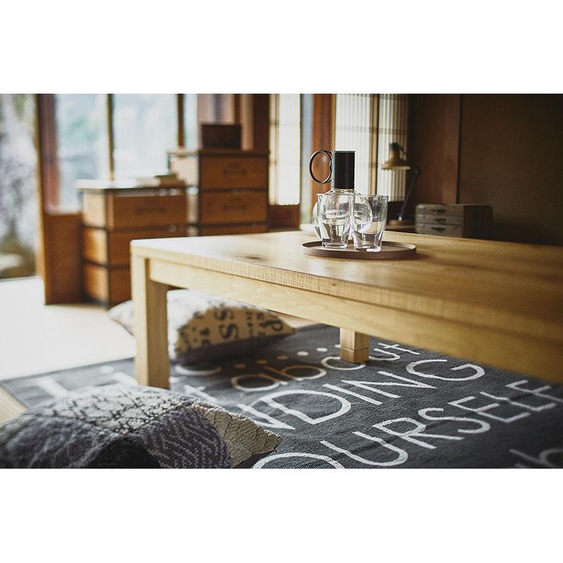 東谷 ROOM ESSENCE 日本製 天板120×75cm 天然木 継脚こたつ KTJ-120NA ナチュラルの画像