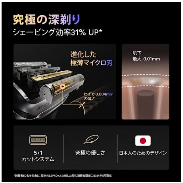 BRAUN（ブラウン） ブラウン電気シェーバー シリーズ9Pro+ 9657cc