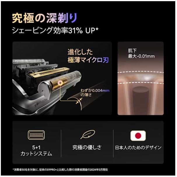 BRAUN（ブラウン） ブラウン電気シェーバー シリーズ9 Pro+ 9617s