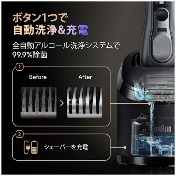 BRAUN（ブラウン） ブラウン電気シェーバー シリーズ9 Pro+ 9617s