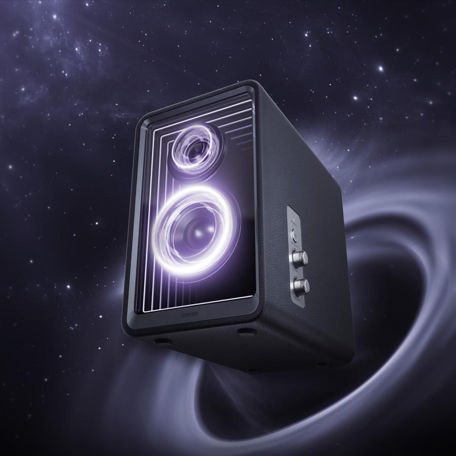 【美品】Edifier QR スピーカー ブラック PRINCETON（プリンストン） Edifier エディファイア GaN充電器搭載2.0