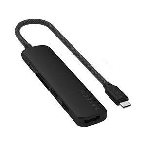 Satechi サテチ Satechi 6-in-1 USB-C Slim Multiport Adapter (Black) PST-P6SK