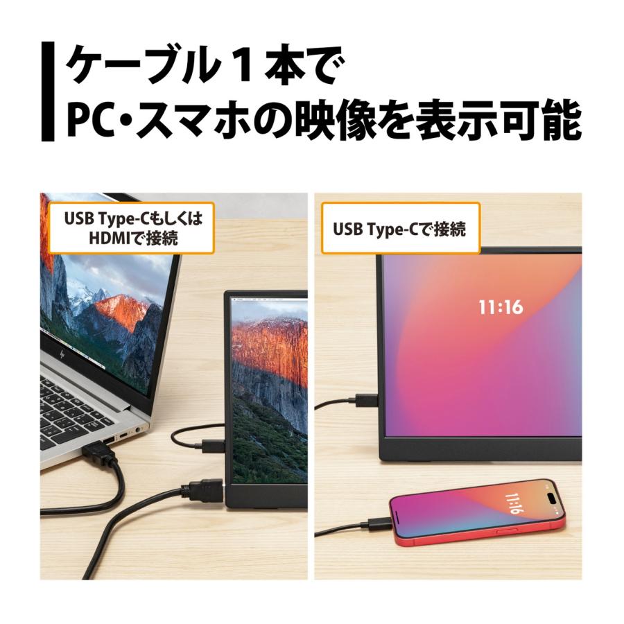 PRINCETON（プリンストン） 13.3型フルHDモバイルモニター IPSパネル