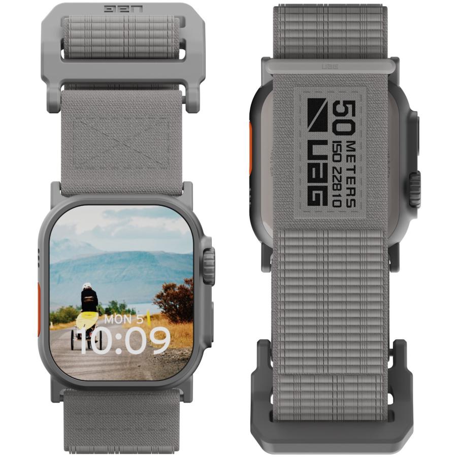 Urban Armor Gear UAG Apple Watch 49/46/45/44mm用バンド ACTIVE(2024年モデル) チタン UAG-AWLA22-TIの画像