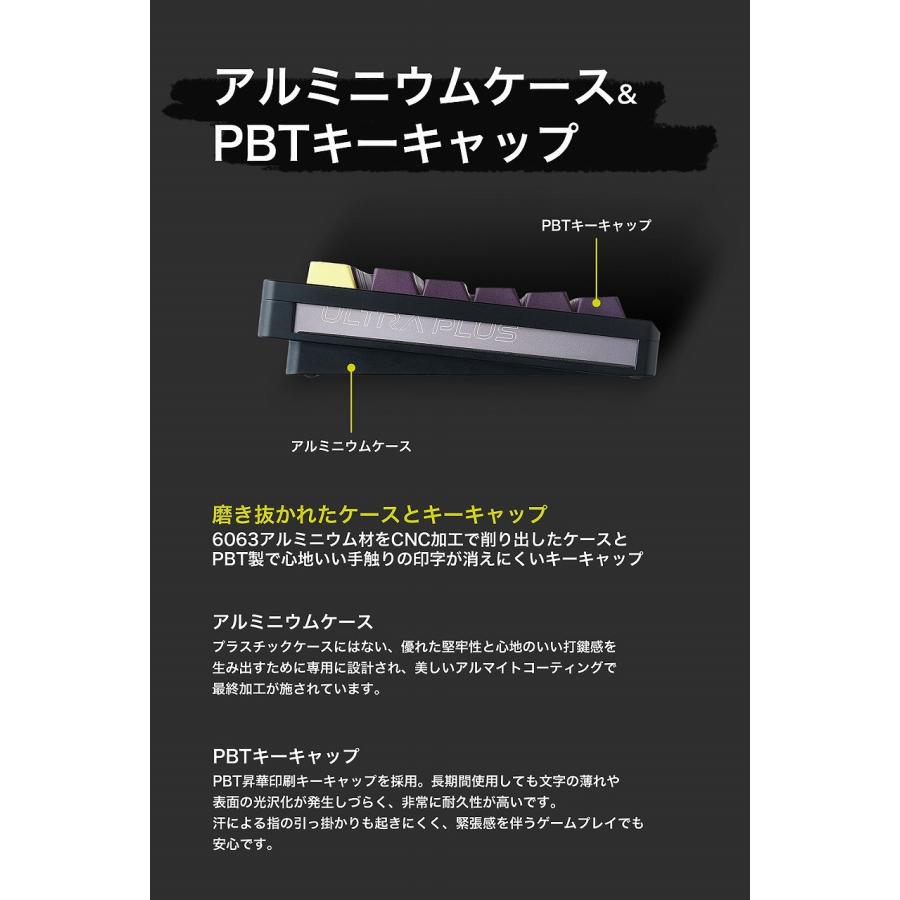 PRINCETON（プリンストン） UPトリガー対応 75%ゲーミングキーボード