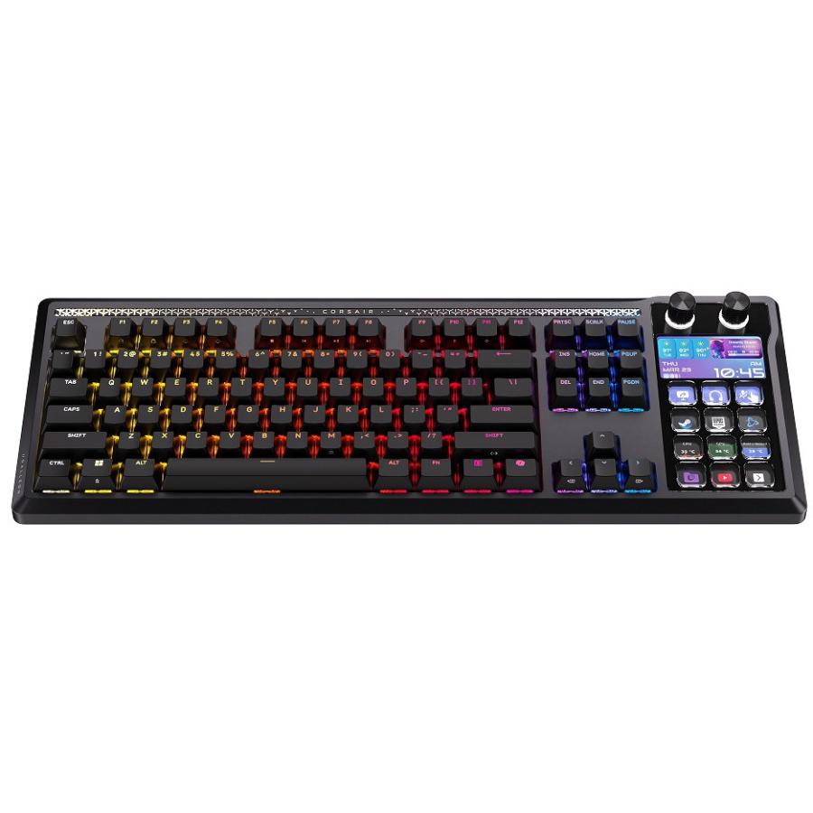 CORSAIR GALLEON Stream Deck内蔵ゲーミングキーボード Stream Deck内蔵ゲーミングキーボード、8,000Hzポーリングで性能も十分