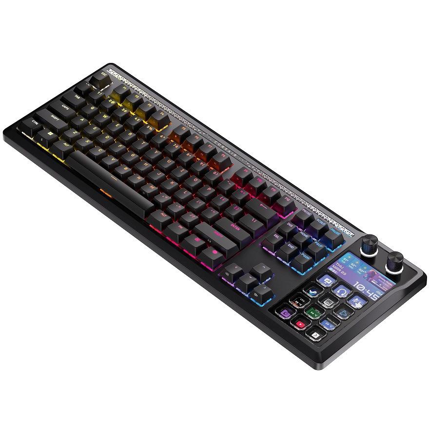 CORSAIR コルセア メカニカルキーボード GALLEON 100 SD Stream Deck 内蔵 リニア 103キー (91+12) ブラック CHR-912A31I-JPの画像