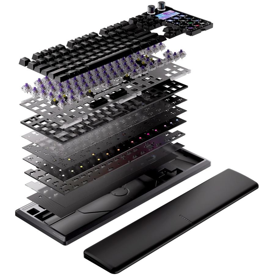 CORSAIR コルセア メカニカルキーボード GALLEON 100 SD Stream Deck 内蔵 リニア 103キー (91+12) ブラック CHR-912A31I-JPの画像