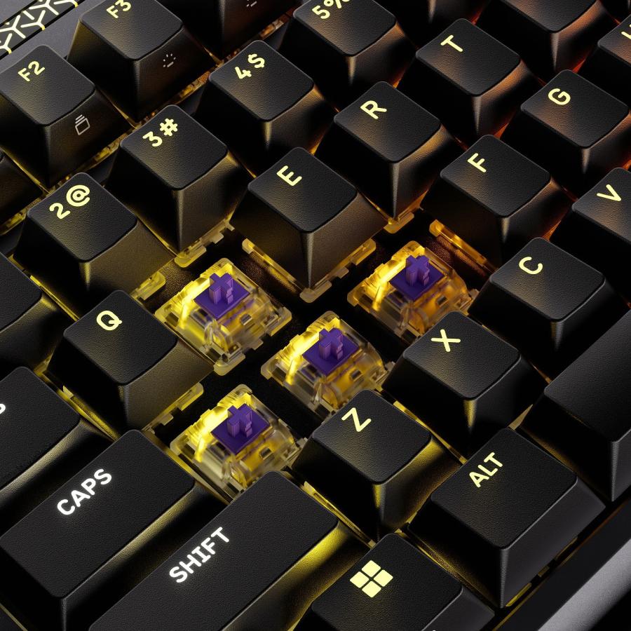 CORSAIR コルセア メカニカルキーボード GALLEON 100 SD Stream Deck 内蔵 リニア 103キー (91+12) ブラック CHR-912A31I-JPの画像
