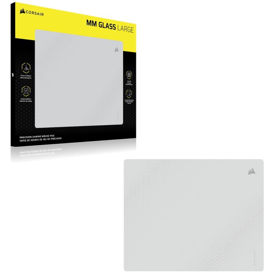CORSAIR コルセア MM Glass 大型高精度ゲーミングマウスパッド グレイ CHR-9460001-WW_1