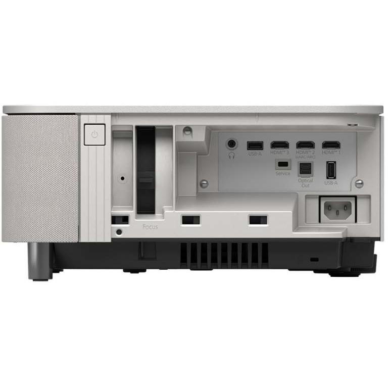 EPSON エプソン 家庭用プロジェクター/超短焦点/4000lm/2軸シフト4K/Google TV/高音質スピーカー/ホワイトモデル EH-LS970Bの画像