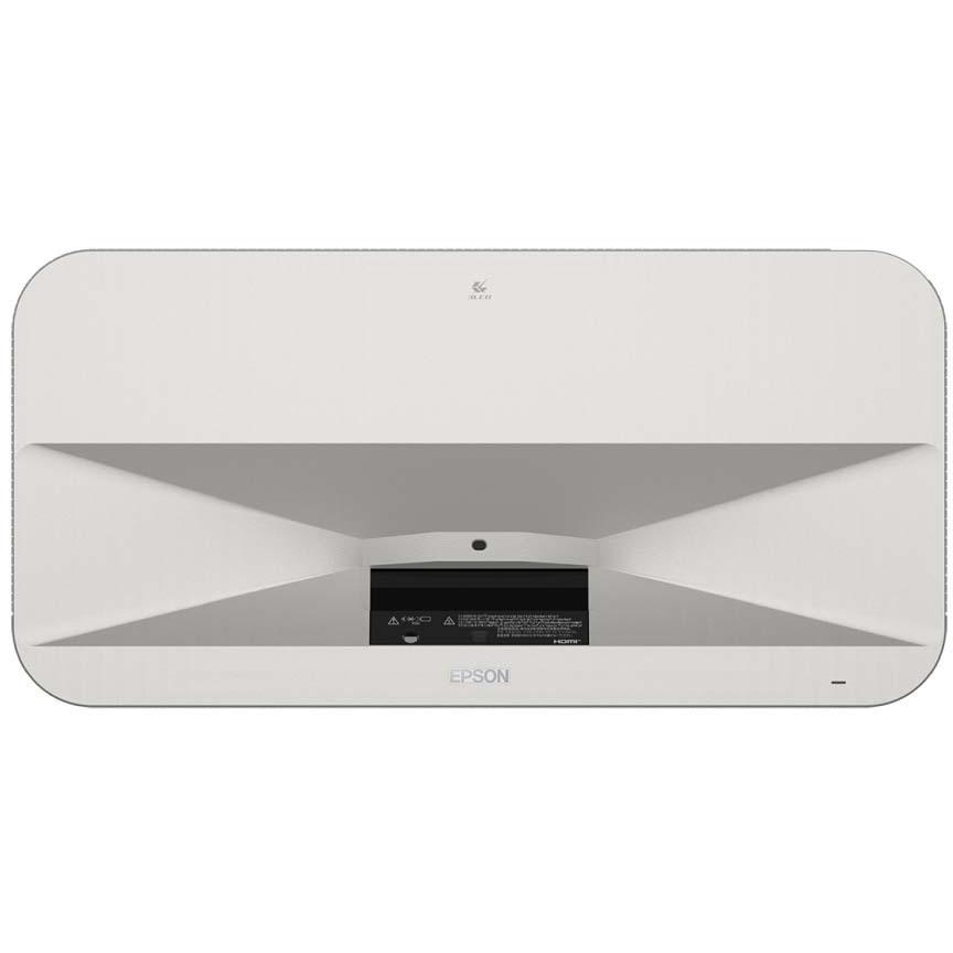 EPSON エプソン 家庭用プロジェクター/超短焦点/4000lm/2軸シフト4K/Google TV/高音質スピーカー/ホワイトモデル EH-LS970Bの画像