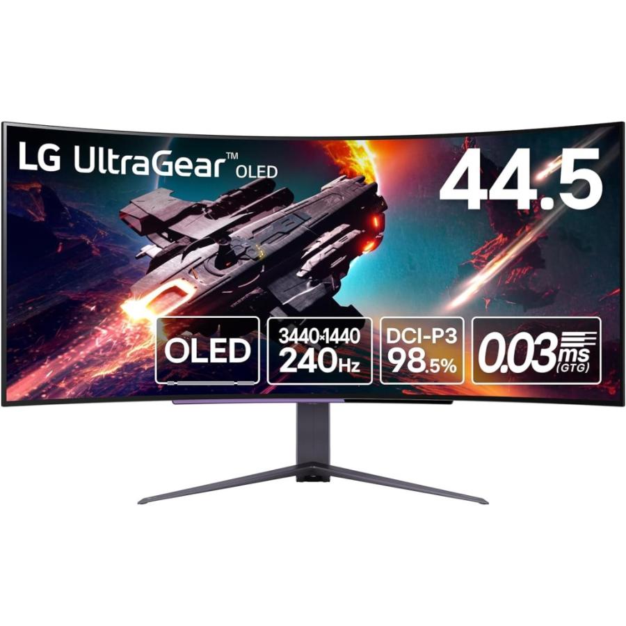 LG 45GS96QB-B 44.5型 ゲーミング 有機EL 240hz 湾曲 公式】45GS96QB-B | モニター | LG JP