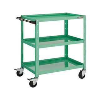 TRUSCO/トラスコ中山 バーディワゴン 750X500XH880 3段 ヤンググリーン BDW-973-YG