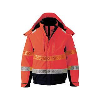 XEBEC/ジーベック 802 高視認防水防寒ブルゾン 3Lサイズ オレンジ 802-82-3L