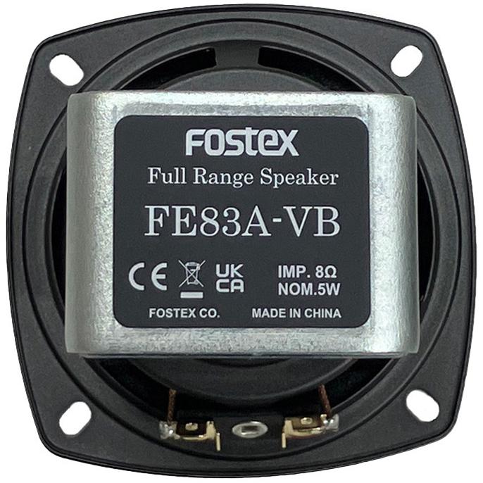 FOSTEX フォステクス FE83A-VB 8cmフルレンジ ・スピーカー 1台