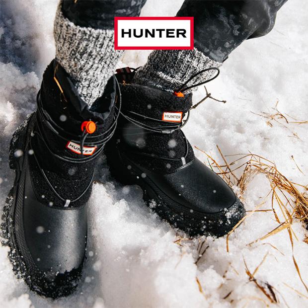 HUNTER ハンター 【レディース】ショート スノー ブーツ インシュ 