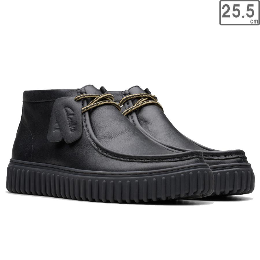 clarks クラークス 【メンズ】トーヒル ハイ【ブラックレザー】【UK7.5  