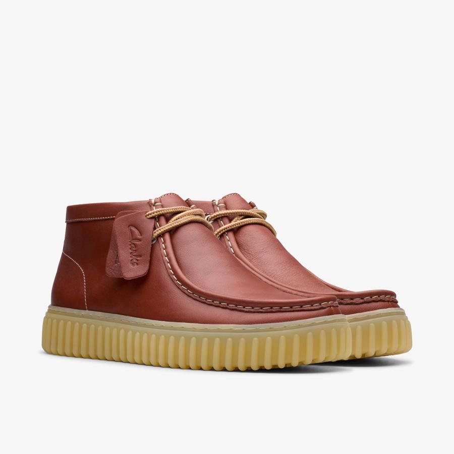 clarks クラークス 【メンズ】トーヒル ハイ【ブラウンレザー】【UK7.5