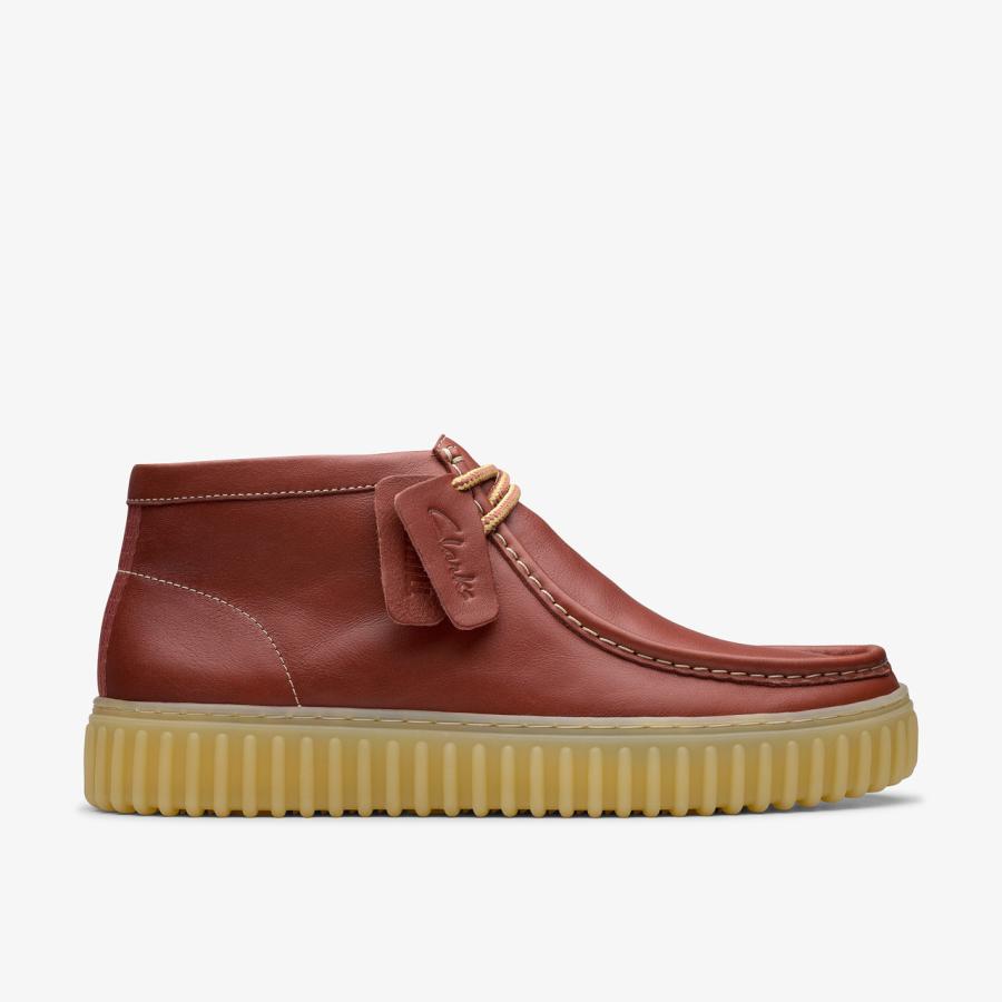 clarks クラークス 【メンズ】トーヒル ハイ【ブラウンレザー】【UK7.5