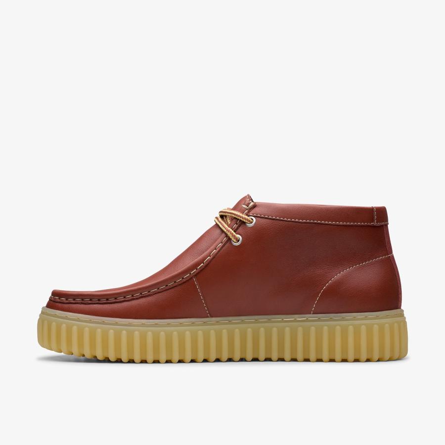 clarks クラークス 【メンズ】トーヒル ハイ【ブラウンレザー】【UK7.5