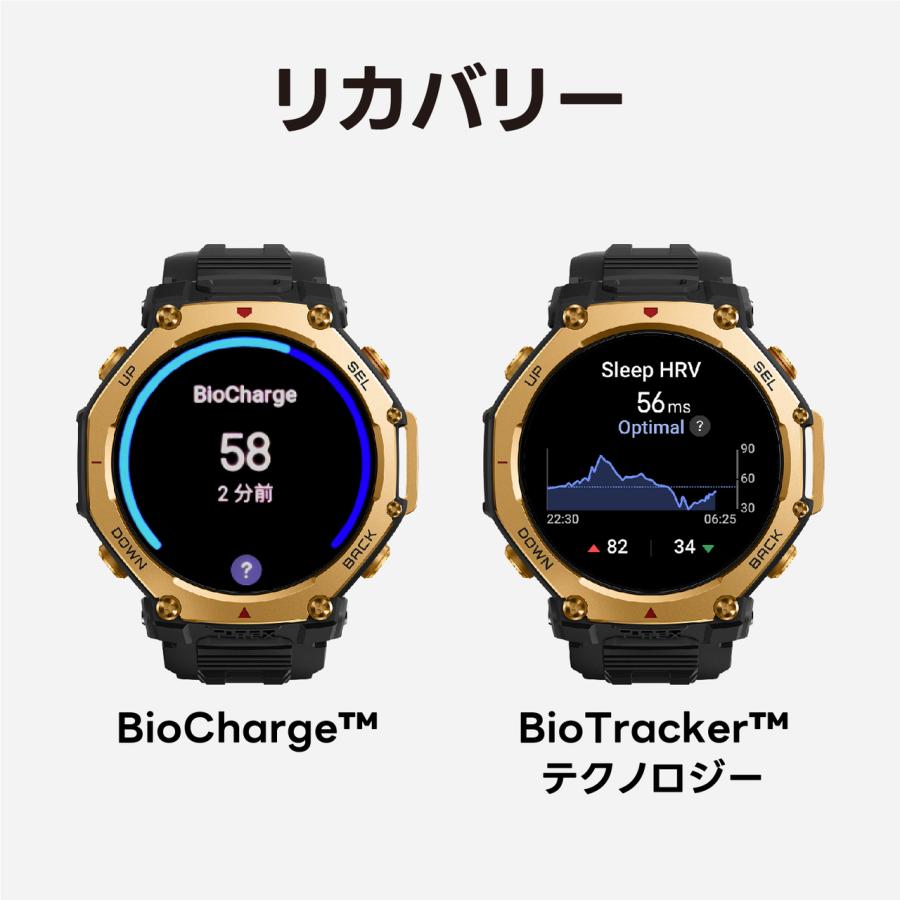 amazfit アマズフィット T-Rex 3 Pro 48mm 【タクティカルブラック